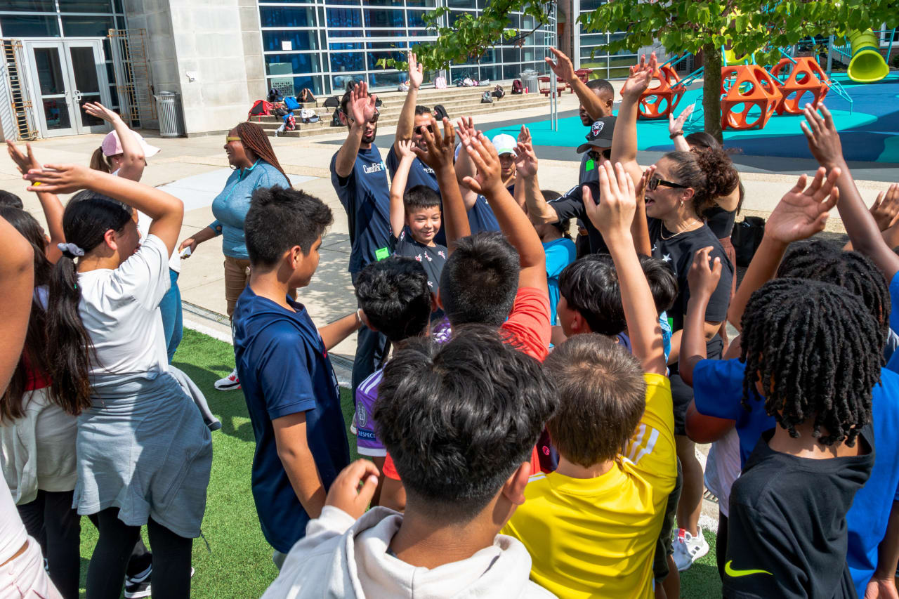 Soccer & Soar | Practice Visit with Brightwood Elementary x Carefirst