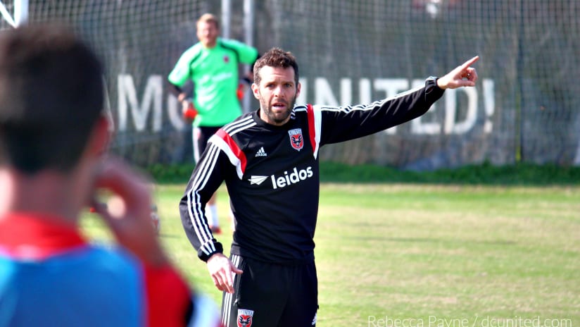 Ben Olsen at Training