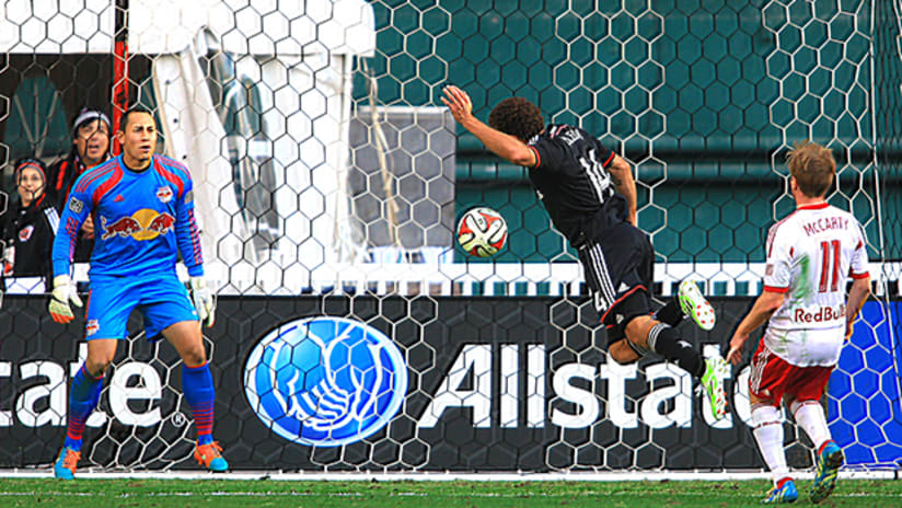 Nick DeLeon goal against NY - Playoffs 2014