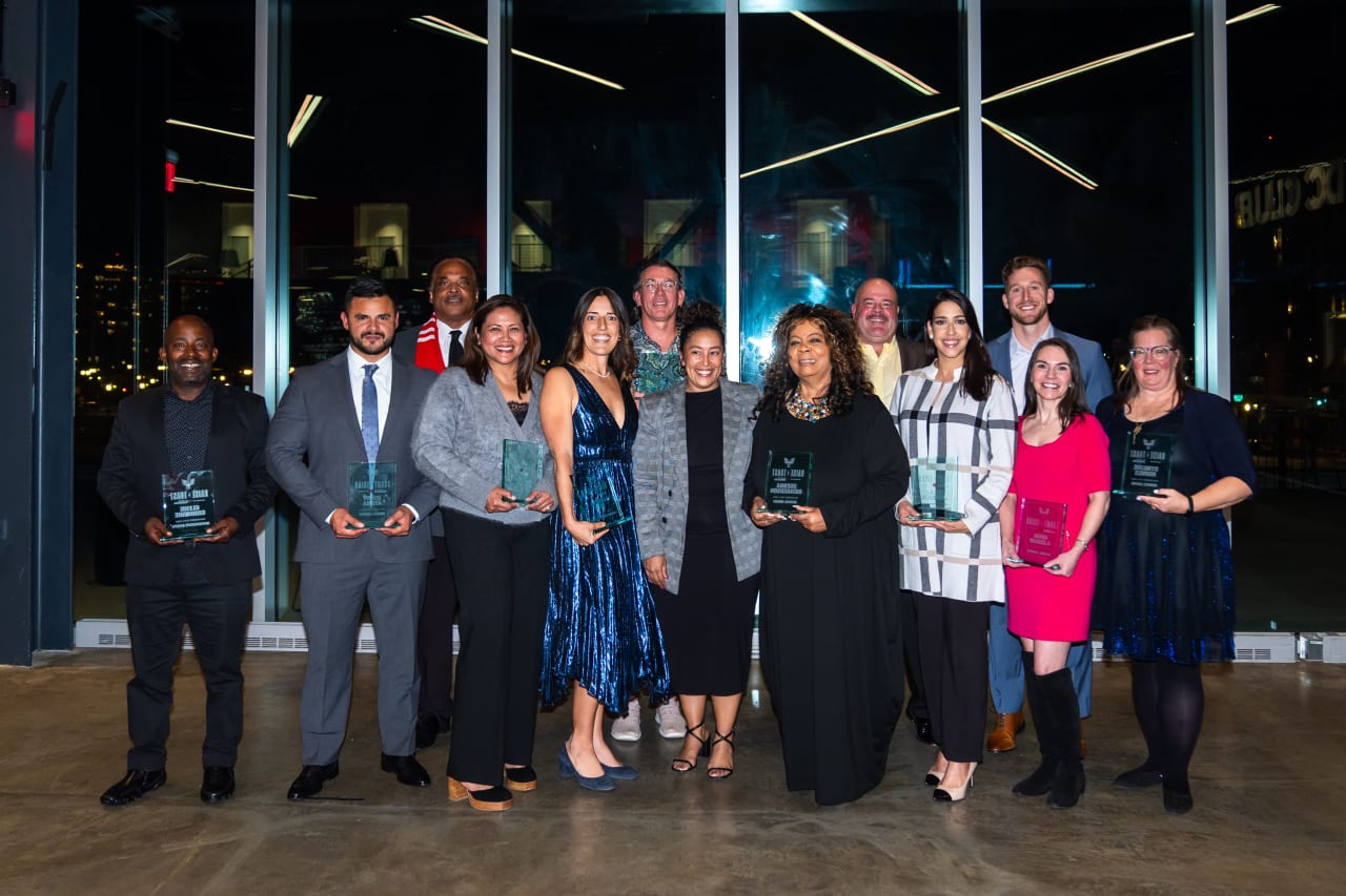 Front Row (L to R): Glenn Goowine, Pablo Amaya, Rebeca Gore, Shanell Mosley, Brenda Richardson, Laura Berrocal, Anna Makela, Synnove Hoover Second Row (L to R): Neil Irvin, R.M. Horrell, Jim Ensor, Connor Antley