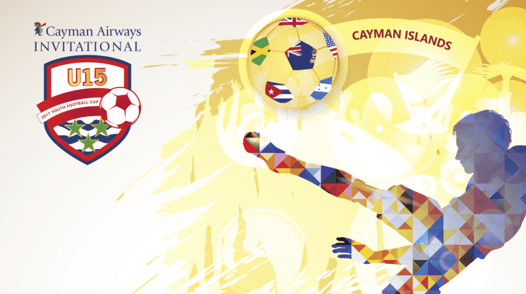Under-14 academy team participating in Cayman Airways Invitational -